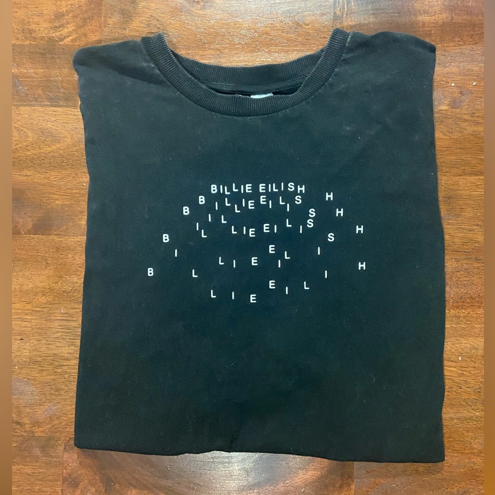 Black Billie Eilish Graphic T-Shirt